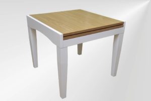 שולחן 90X90 MIAMI אלון+לבן