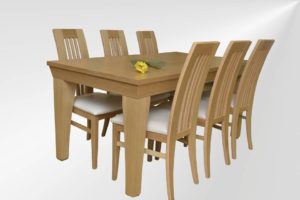 פינת אוכל 90X165 DENMARK עץ אלון