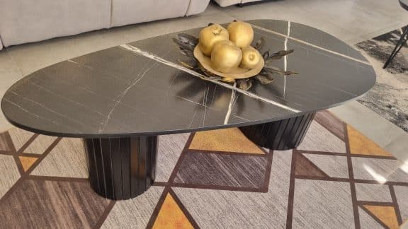 ⁦שולחן לסלון DOLGE אובלי קונוס⁩ – תמונה ⁦3⁩