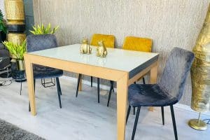 שולחן דגם MIAMI GLASS